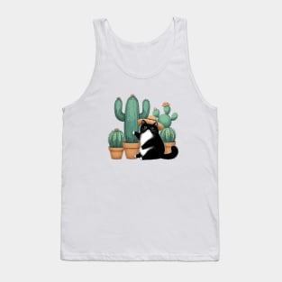 Cactus Garden Cat Tank Top